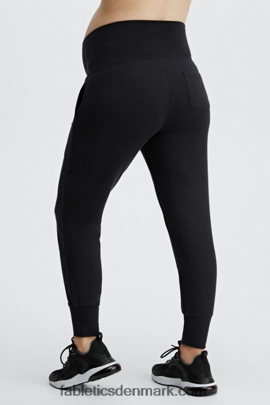 Fabletics Kvinder lounge frotté gravid jogger PNX2T179 blå nova bandana/tapioka