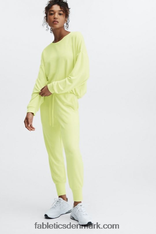 Fabletics Kvinder luksus frotté jogger 2 PNX2T20 midnatsbølge/dyb flåde