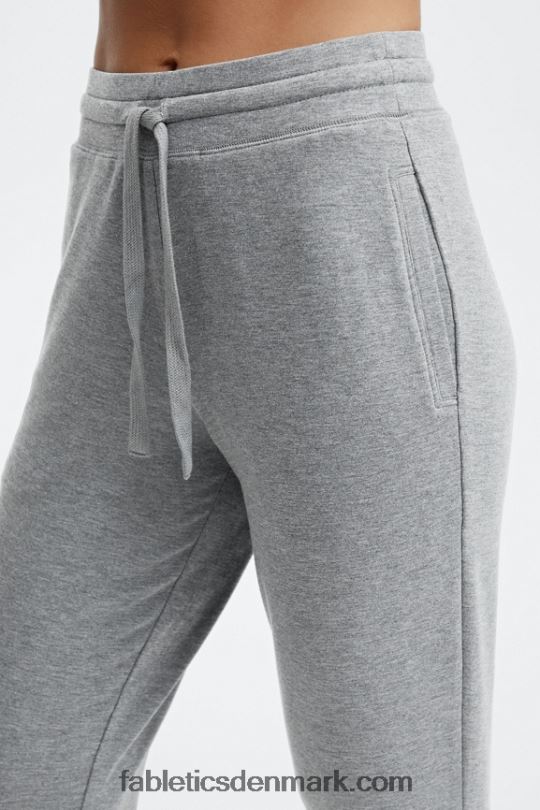 Fabletics Kvinder luksus frotté jogger 3 PNX2T22 sort/tin