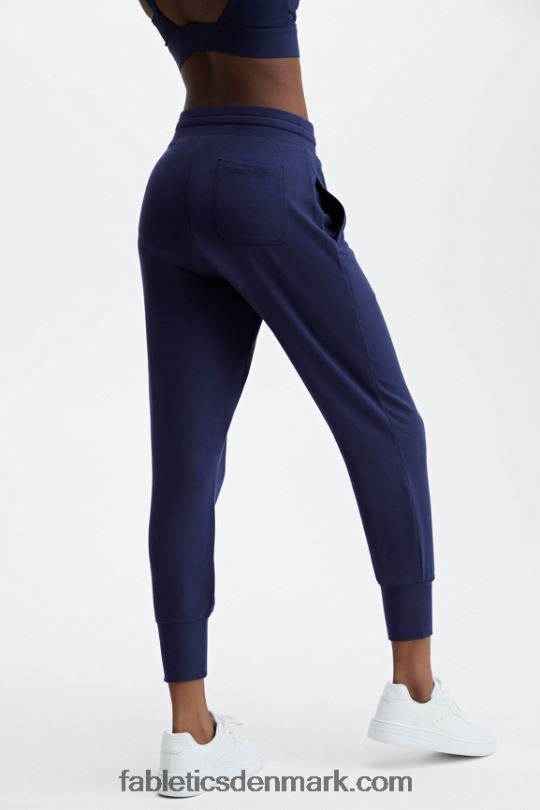 Fabletics Kvinder luksus frotté jogger 4 PNX2T28 klokke/jordbær
