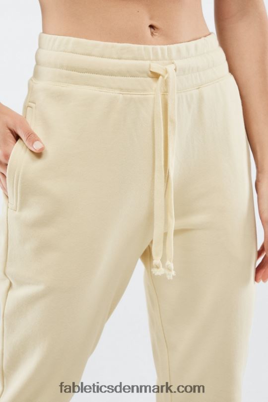 Fabletics Kvinder luksus frotté jogger 4 PNX2T29 mørk cyan/havre