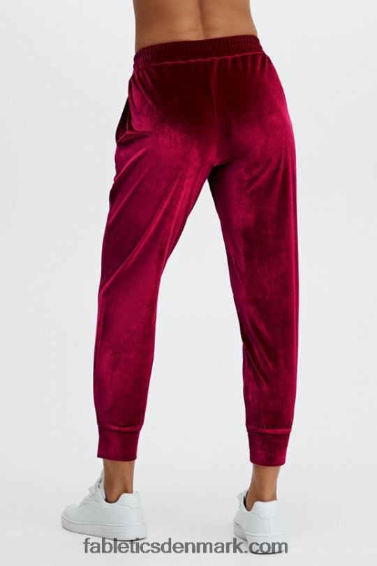 Fabletics Kvinder luksus jogger i velour PNX2T151 tåget lilla