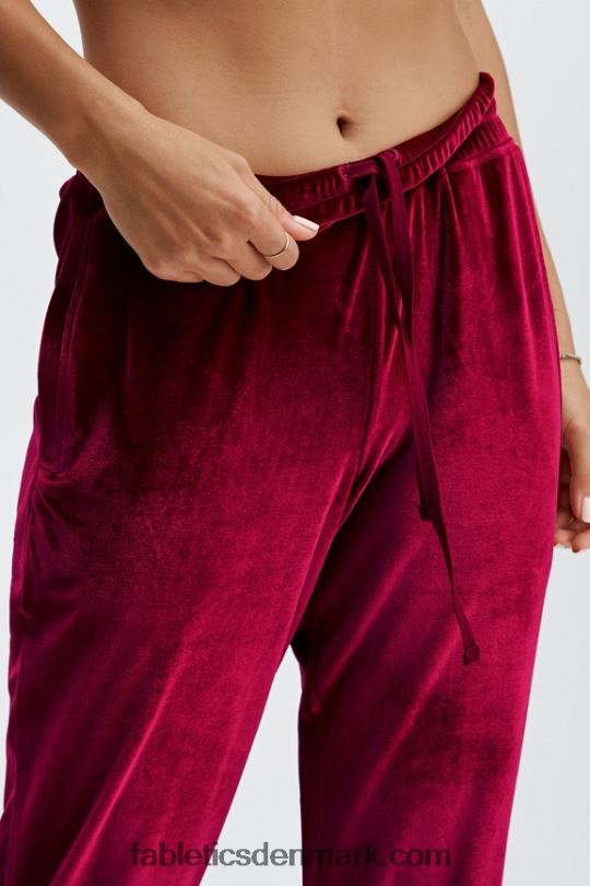 Fabletics Kvinder luksus jogger i velour PNX2T151 tåget lilla