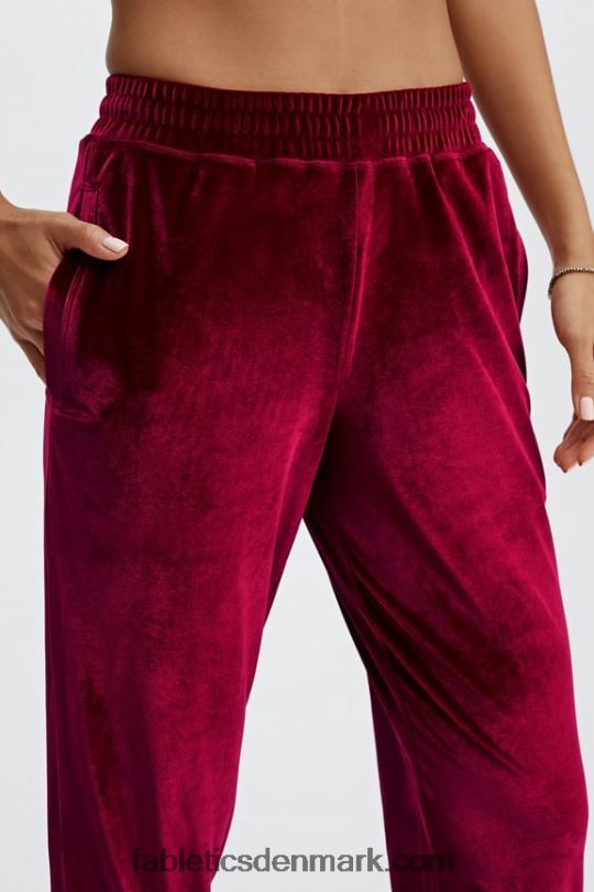 Fabletics Kvinder luksus jogger i velour PNX2T151 tåget lilla