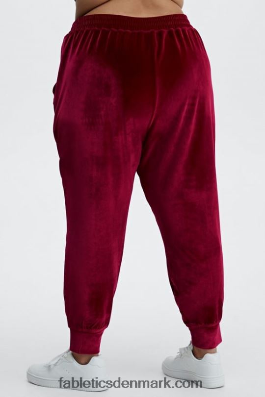 Fabletics Kvinder luksus jogger i velour PNX2T152 ekstrem royal/periwinkle punch/eftermiddagssol