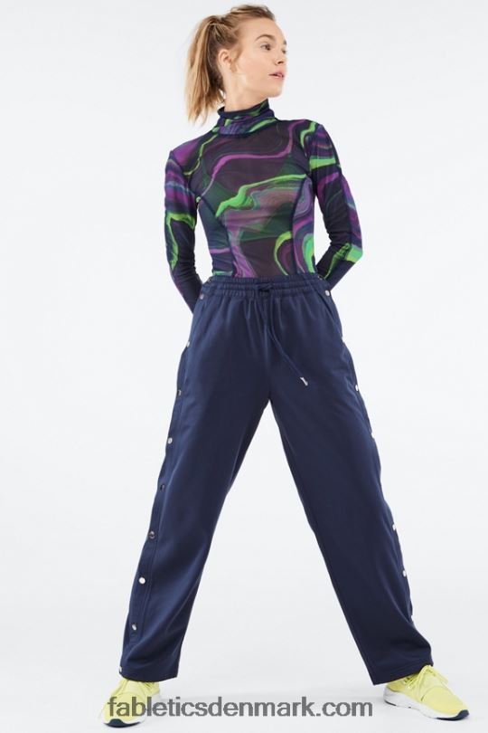 Fabletics Kvinder molly break away træningsbukser PNX2T195 skygge/blå violet