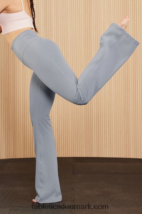 Fabletics Kvinder pureluxe ultra højtaljet flare PNX2T10 græsgrøn/multistribet