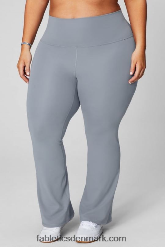 Fabletics Kvinder pureluxe ultra højtaljet flare PNX2T11 græsgrøn/multistribet