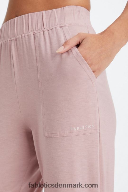 Fabletics Kvinder restoreknit tilspidsede bukser PNX2T76 blød grå lyng/atletikklub