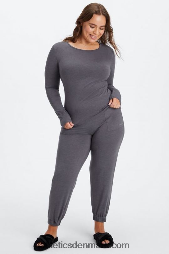 Fabletics Kvinder restoreknit tilspidsede bukser PNX2T79 mørk sød kirsebær/blød skal