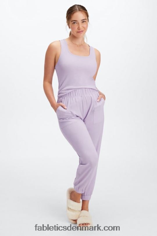 Fabletics Kvinder restoreknit tilspidsede bukser PNX2T80 mahogni/krystal bølge