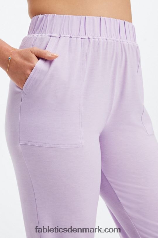 Fabletics Kvinder restoreknit tilspidsede bukser PNX2T80 mahogni/krystal bølge