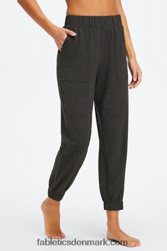 Fabletics Kvinder restoreknit tilspidsede bukser PNX2T81 sø/visnet kalk