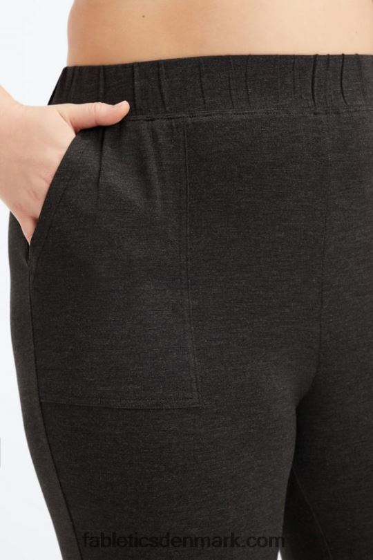 Fabletics Kvinder restoreknit tilspidsede bukser PNX2T82 sort/mikro prik