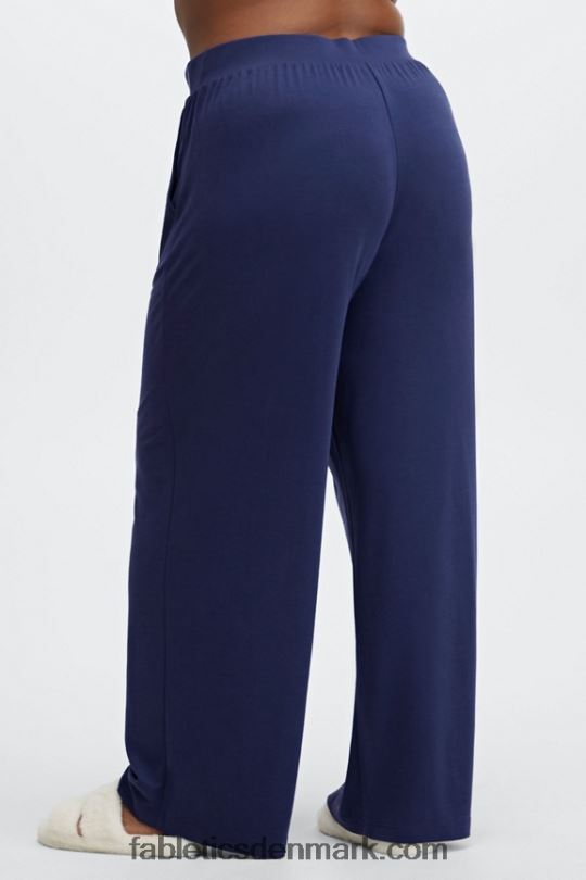 Fabletics Kvinder slanke strikbukser med brede ben PNX2T194 hvid/multi