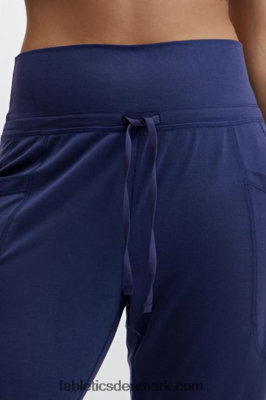Fabletics Kvinder slanke strikbukser med snoretræk PNX2T155 marmoreret zebra/highlighter bølget gepard