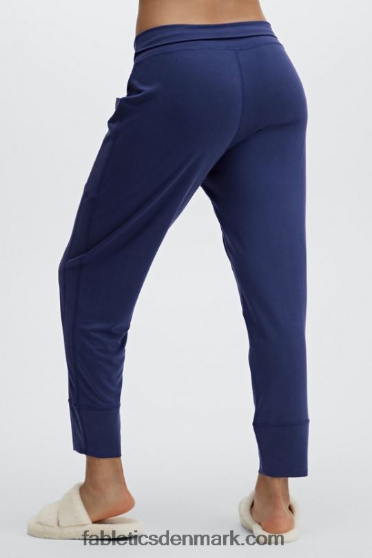 Fabletics Kvinder slanke strikbukser med snoretræk PNX2T155 marmoreret zebra/highlighter bølget gepard