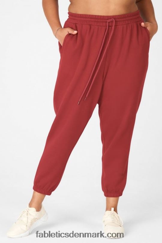Fabletics Kvinder tegnede joggingbukser PNX2T220 pink pop/rosede kinder/misty bay