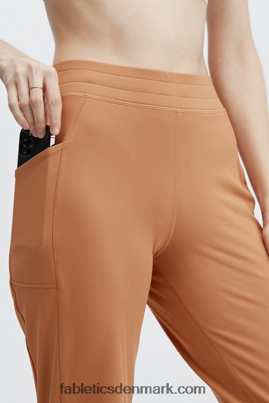 Fabletics Kvinder thermaflex højtaljet lommejogger PNX2T62 plys pink/sort