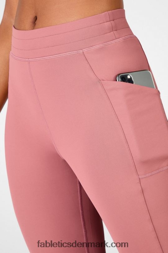 Fabletics Kvinder thermaflex højtaljet lommejogger PNX2T65 sort/tin