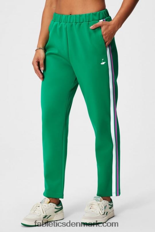 Fabletics Kvinder tilspidsede trikotbukser PNX2T34 græsgrøn/multistribet