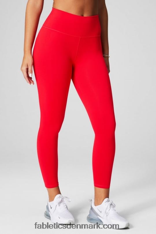 Fabletics Kvinder Define powerhold højtaljet 7/8 legging 21 PNX2T651 sort/klassisk hvid knockout