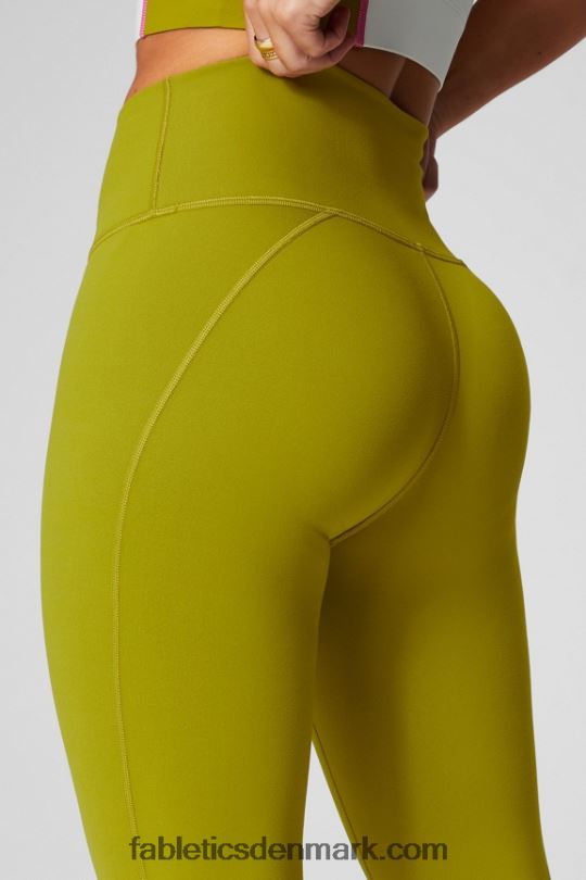 Fabletics Kvinder Define powerhold højtaljet 7/8 legging 21 PNX2T652 mineralgrå/sort knockout