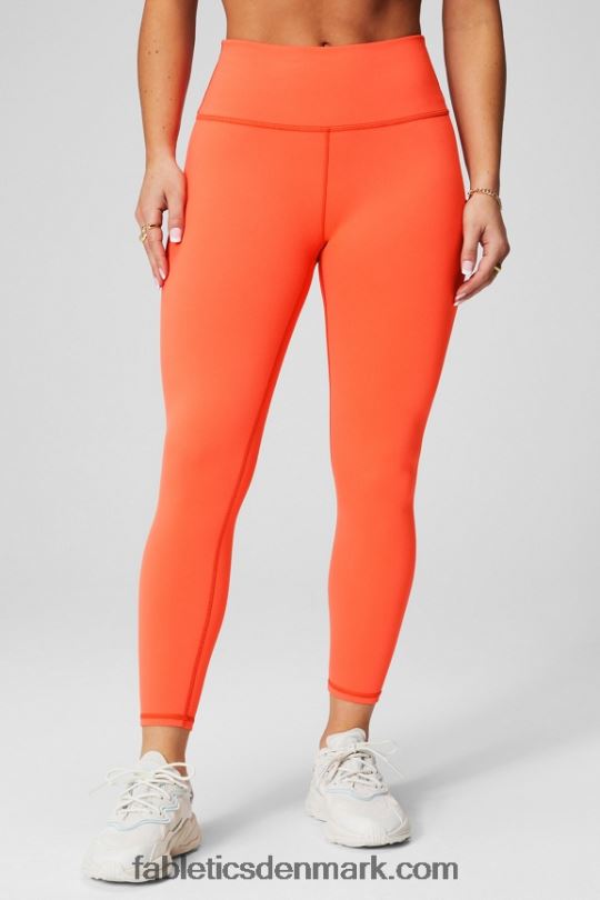 Fabletics Kvinder Define powerhold højtaljet 7/8 legging 22 PNX2T654 hejren/vridet