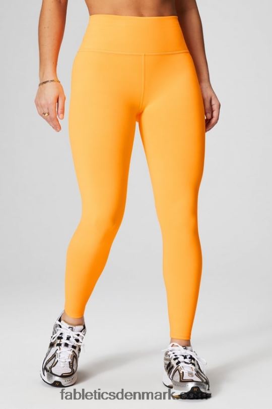 Fabletics Kvinder Define powerhold højtaljet 7/8 legging 22 PNX2T655 klassisk hvid/ombre sport