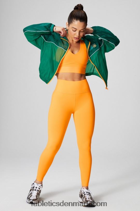Fabletics Kvinder Define powerhold højtaljet 7/8 legging 22 PNX2T655 klassisk hvid/ombre sport