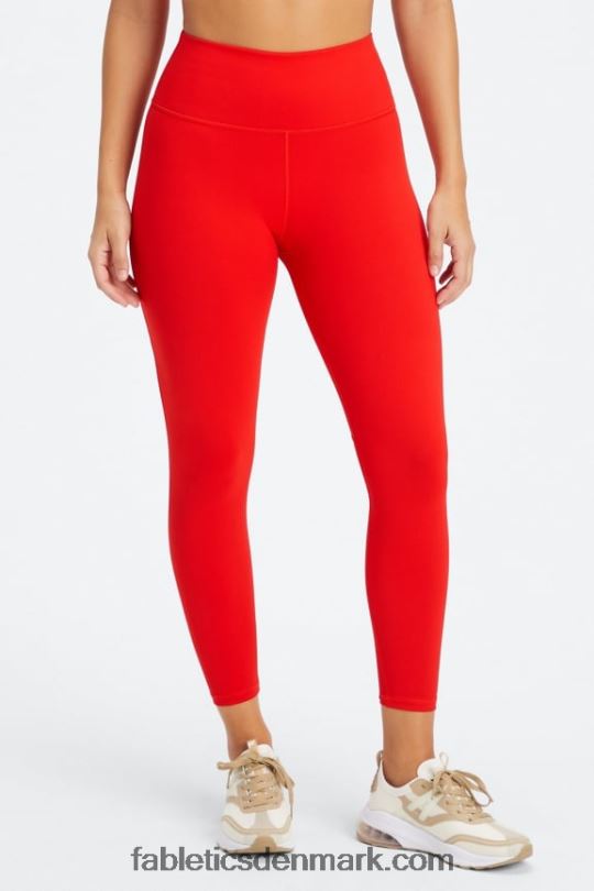 Fabletics Kvinder Define powerhold højtaljet 7/8 legging 22 PNX2T656 diset iris/lyserødt dip dye