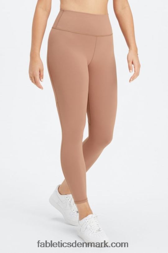Fabletics Kvinder Define powerhold højtaljet 7/8 legging 23 PNX2T660 klassisk hvid/sort knockout