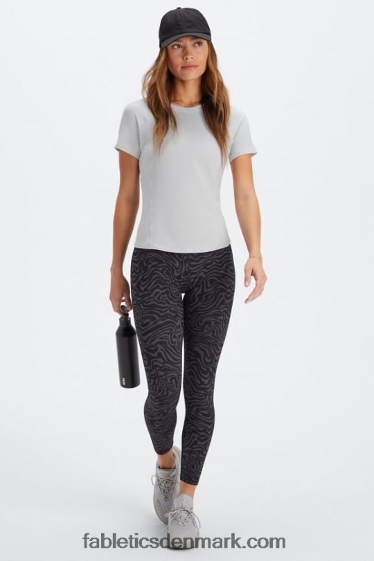 Fabletics Kvinder Define powerhold højtaljet 7/8 legging 23 PNX2T661 marine pæon/rio rød