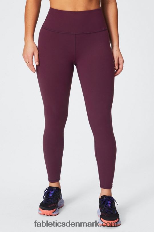 Fabletics Kvinder Define powerhold højtaljet 7/8 legging 23 PNX2T662 merlot/multi