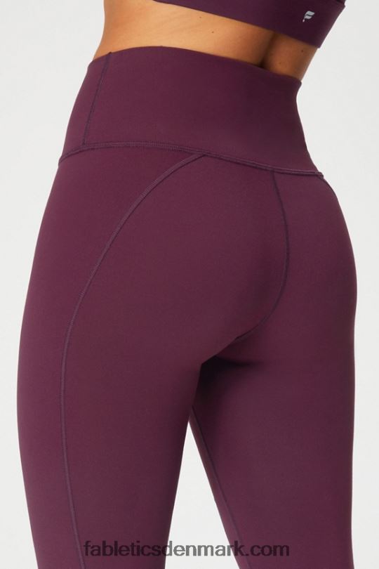 Fabletics Kvinder Define powerhold højtaljet 7/8 legging 23 PNX2T662 merlot/multi