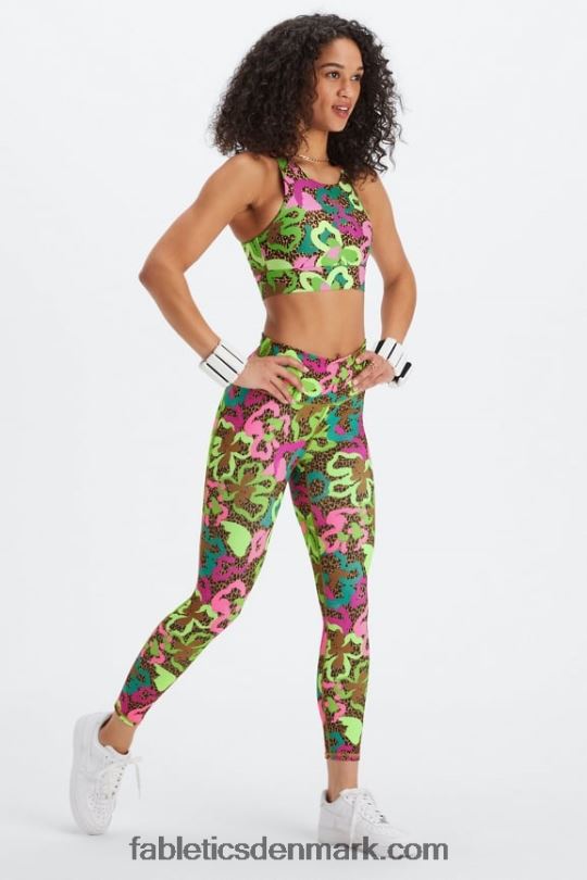 Fabletics Kvinder Define powerhold højtaljet 7/8 legging 24 PNX2T666 blød grå lyng/atletikklub