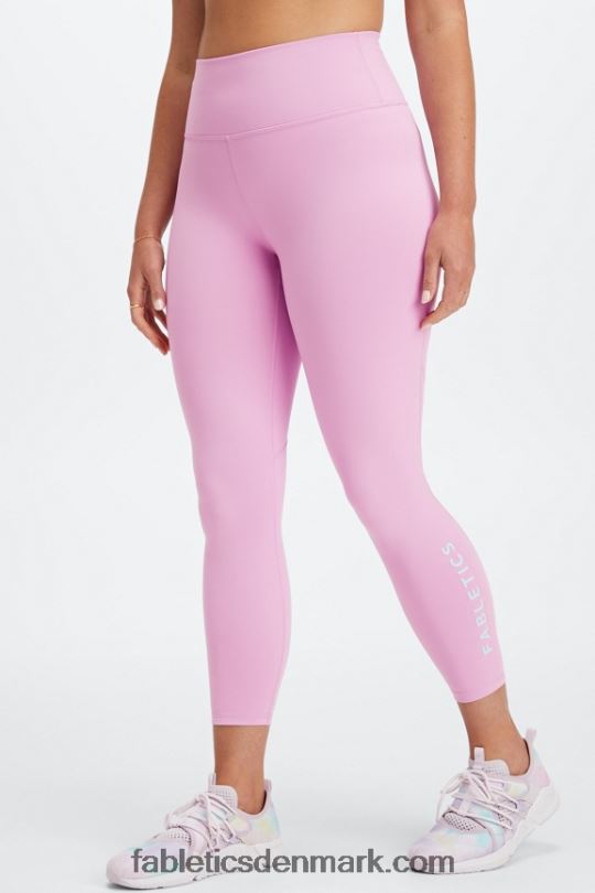 Fabletics Kvinder Define powerhold højtaljet 7/8 legging 27 PNX2T678 tåget lilla