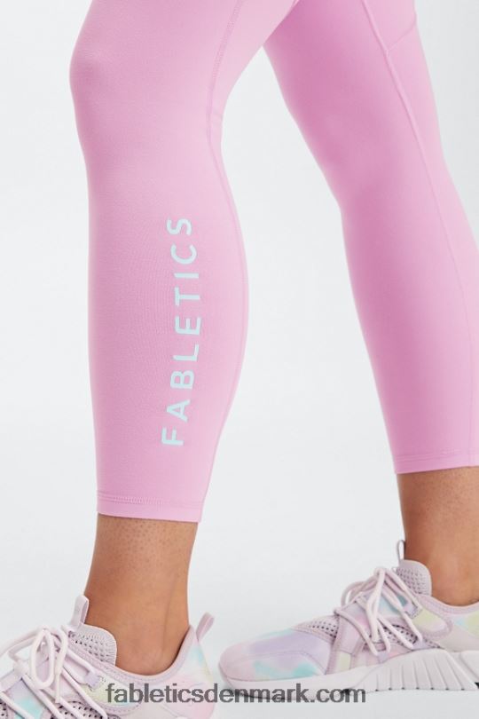 Fabletics Kvinder Define powerhold højtaljet 7/8 legging 27 PNX2T678 tåget lilla