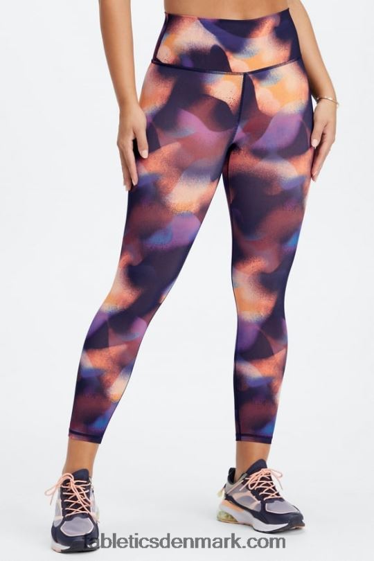 Fabletics Kvinder Define powerhold højtaljet 7/8 legging 27 PNX2T679 sort hvid