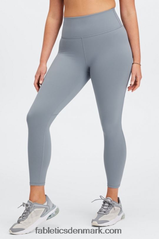Fabletics Kvinder Define powerhold højtaljet 7/8 legging 28 PNX2T683 skiferblå/himmelvej/meyer