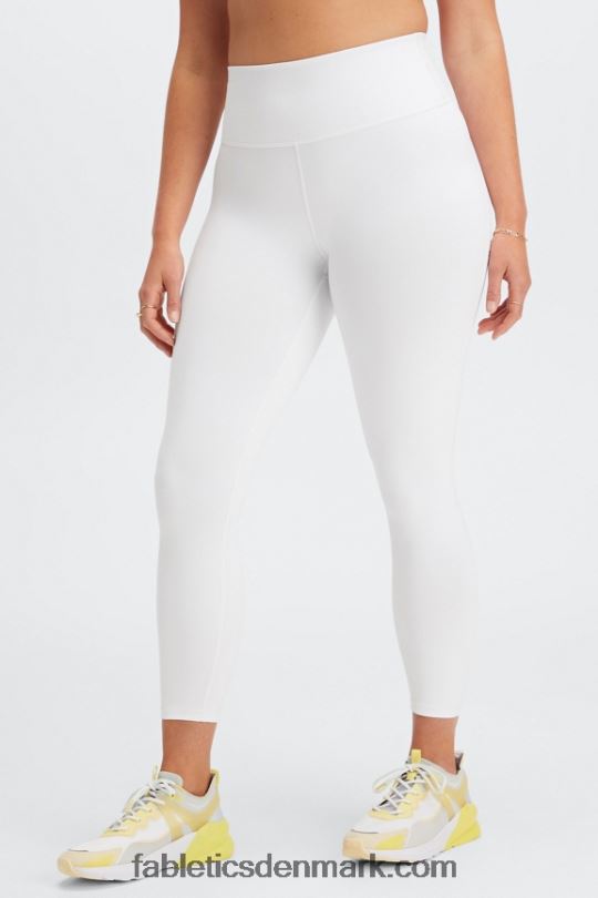 Fabletics Kvinder Define powerhold højtaljet 7/8 legging 28 PNX2T684 levende gul/hvid