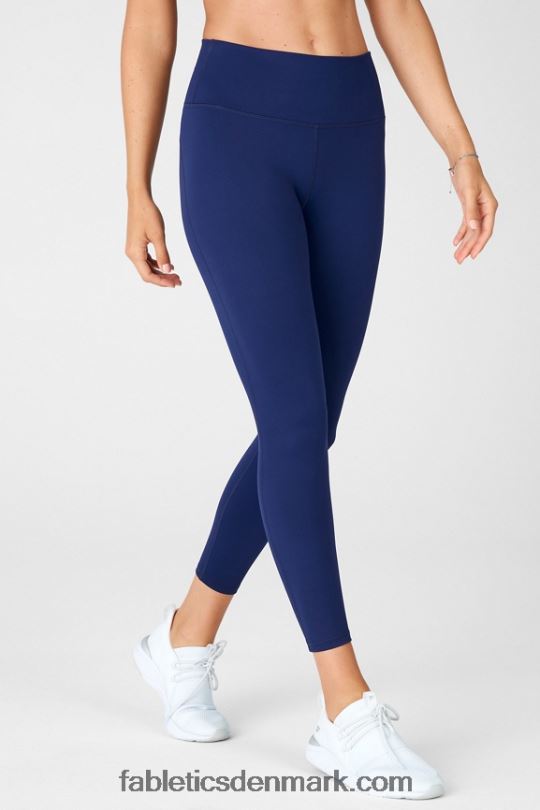 Fabletics Kvinder Define powerhold højtaljet 7/8 legging 29 PNX2T689 krystalhule/reflekterende sølv