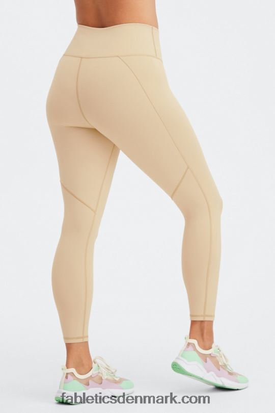 Fabletics Kvinder Define powerhold højtaljet 7/8 legging 29 PNX2T692 tropisk oase/reflekterende sølv