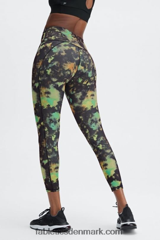 Fabletics Kvinder Define powerhold højtaljet 7/8 legging 30 PNX2T693 tinmarmoreret zebra/reflekssølv
