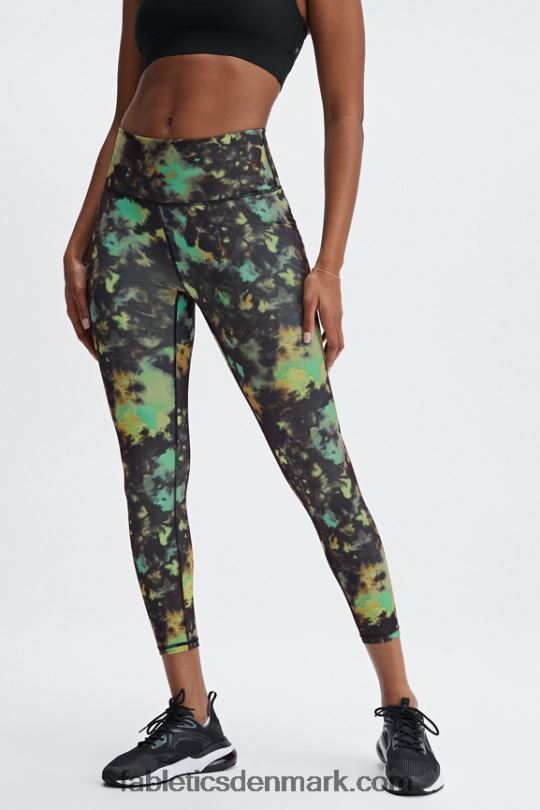 Fabletics Kvinder Define powerhold højtaljet 7/8 legging 30 PNX2T693 tinmarmoreret zebra/reflekssølv