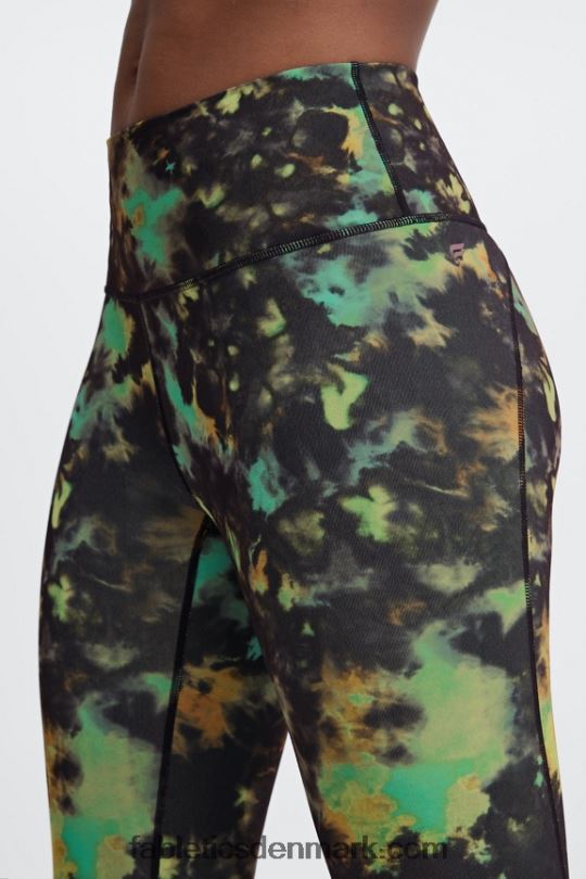 Fabletics Kvinder Define powerhold højtaljet 7/8 legging 30 PNX2T693 tinmarmoreret zebra/reflekssølv