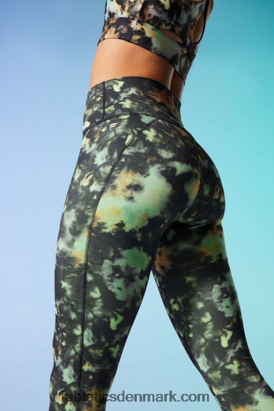 Fabletics Kvinder Define powerhold højtaljet 7/8 legging 30 PNX2T693 tinmarmoreret zebra/reflekssølv