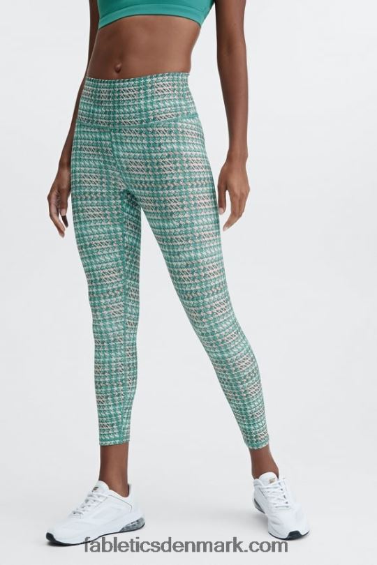 Fabletics Kvinder Define powerhold højtaljet 7/8 legging 31 PNX2T699 saltspray/klassisk hvid