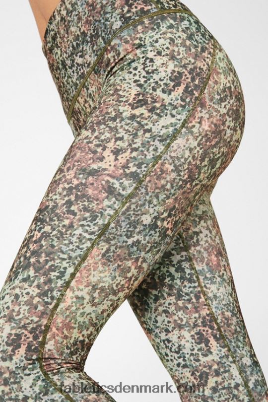 Fabletics Kvinder Define powerhold højtaljet 7/8 legging 31 PNX2T702 klassisk hvid/cremefarvet/grafisk
