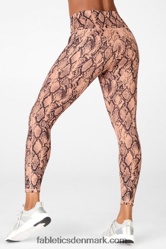 Fabletics Kvinder Define powerhold højtaljet 7/8 legging 33 PNX2T710 misty bay/klassisk hvid